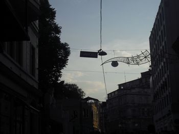 Low angle view of building against sky