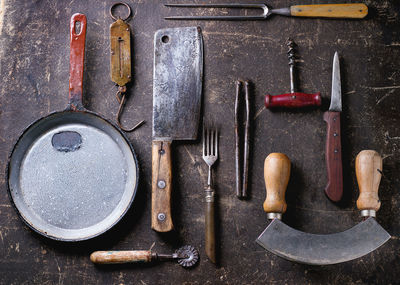 Close-up of kitchen utensils