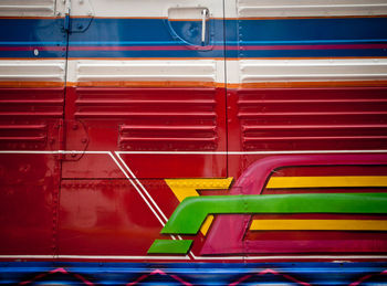 Close-up of empty chairs