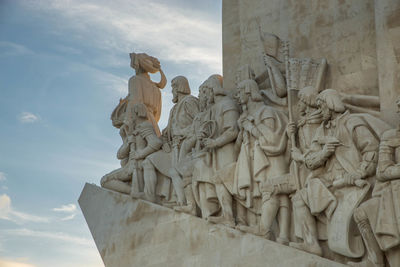 Discoveries monument, lisbon, portugal