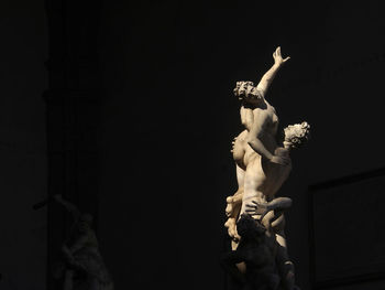 Low angle view of angel statue in museum