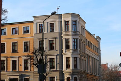 Low angle view of building against sky