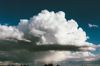 Low angle view of clouds in sky