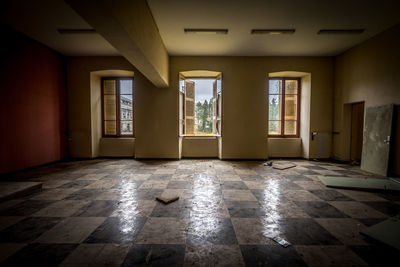 Interior of empty room