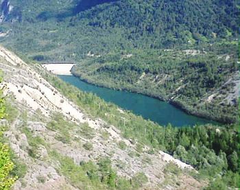 Scenic view of mountains