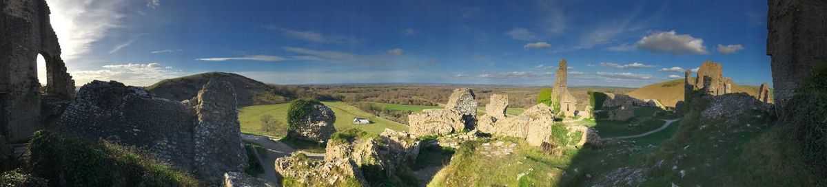 Panoramic view of landscape against sky