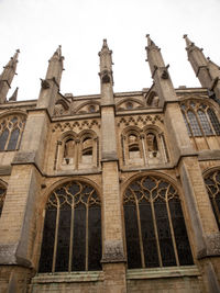 Low angle view of historic building against sky