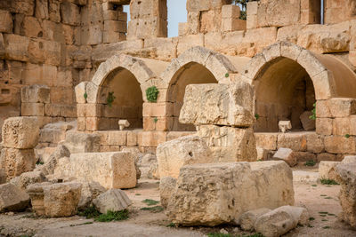 Old ruins of building