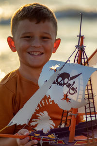 Portrait of smiling boy