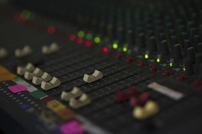 Close-up of computer keyboard