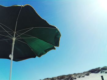 Low angle view of blue sky