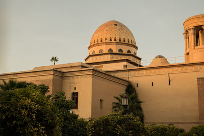 Low angle view of historic building against sky