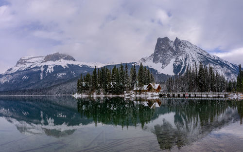 Emerald lake serenity