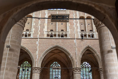 Low angle view of historic church
