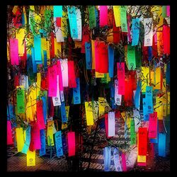 Full frame shot of colorful balls