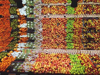 Close-up of fruits for sale in market stall