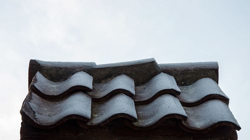 Close-up low angle view of sky