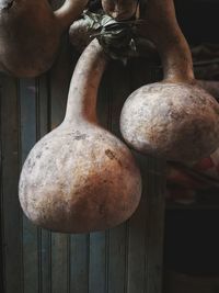 Close-up of bread on table