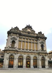 Low angle view of historical building against sky