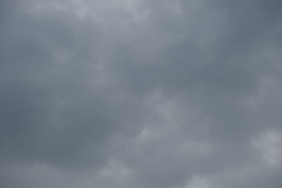 Low angle view of storm clouds in sky