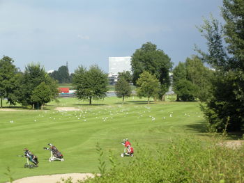 People in park