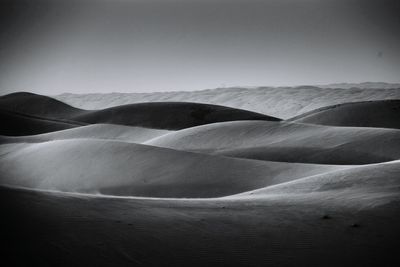 Scenic view of desert