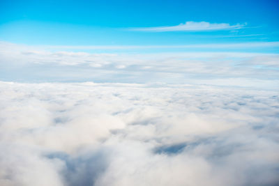 Aerial view of cloudscape