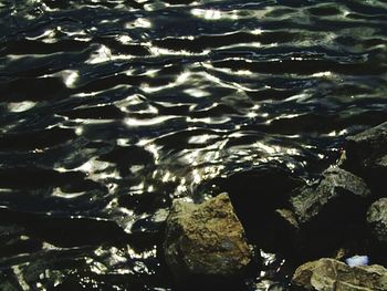 Full frame shot of rippled water