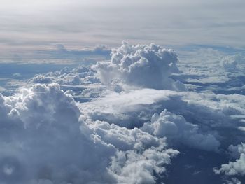 Aerial view of cloudscape