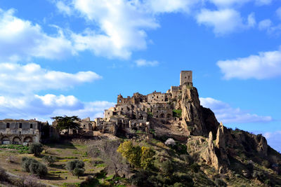 Historic buildings against sky