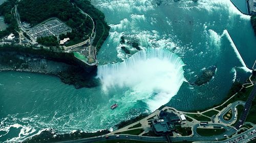 Aerial view of sea