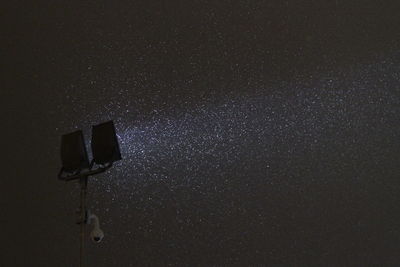 Low angle view of stars in sky at night