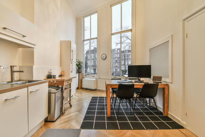 View of dining area in living room