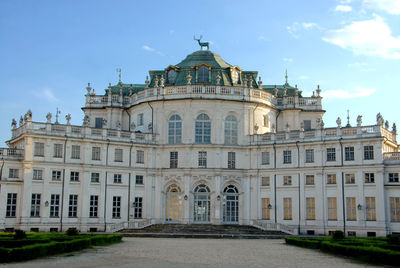 Low angle view of building against sky