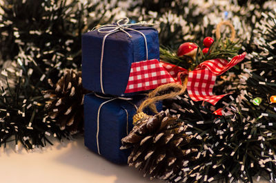 Christmas tree in box