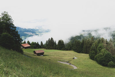 Scenic view of landscape against sky