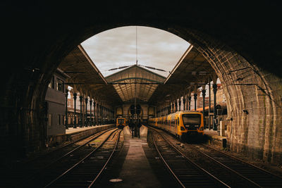 Train station in porto, portugal.