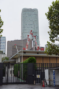 Low angle view of buildings against sky