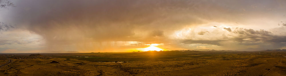 Scenic view of sunset