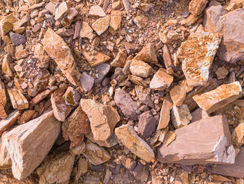 Full frame shot of rocks