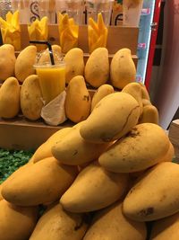 Close-up of fruits for sale at market stall