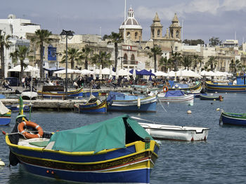 The harbour of marsaxlokk
