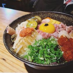 Close-up of food in plate