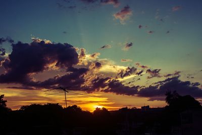 Scenic view of sky at sunset