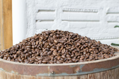 Close-up of coffee beans