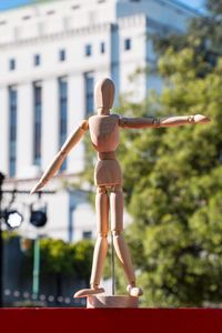 Man with arms outstretched