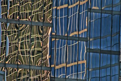 Full frame shot of glass building
