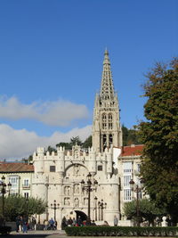 Church against blue sky