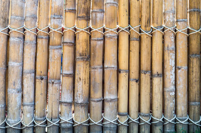 Pattern background of grunge bamboo plank