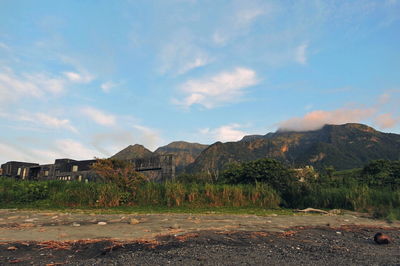 Road passing through mountains